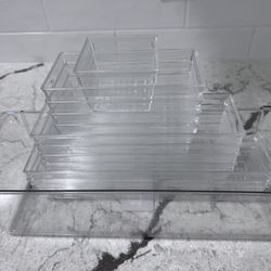 Plastic Container Organizer 