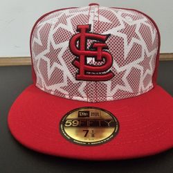 St Louis Cardinals Stars And Stripes 4th Of July New Era Fitted Hat