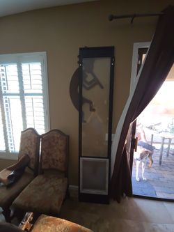 8 foot tall doggy door