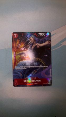Benn Beckman One Piece Trading Card Holo