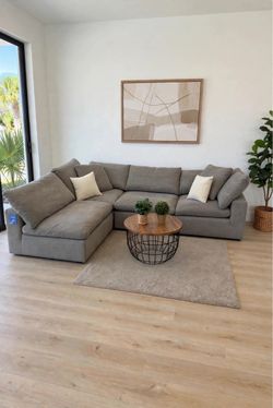 Sectional Couch Sofa - City Home - Gray - Nixon