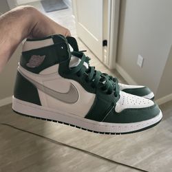 Jordan 1 High George Green/metallic Silver