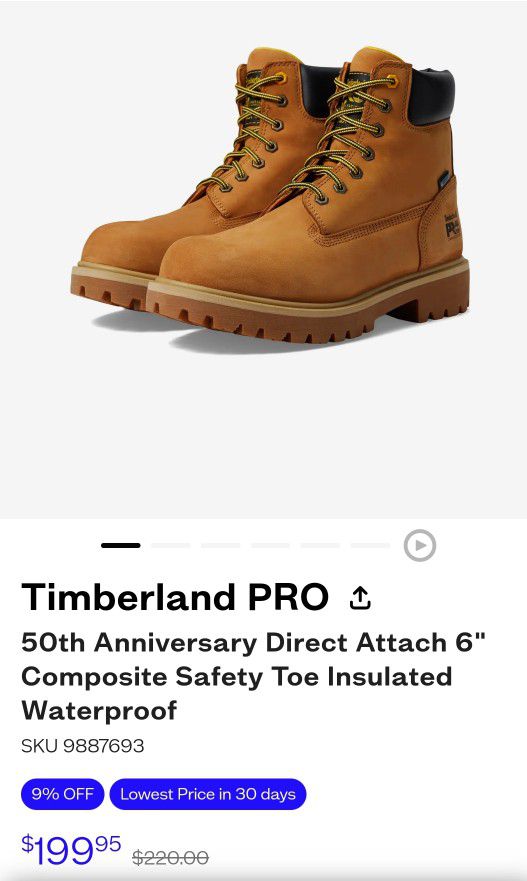 Brand New Timberland Pro..100 Price Firm