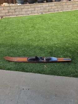 Vintage Wooden Slalom Water Ski