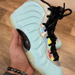 NIKE Little Posite One GS Mix 97 Teal Blue Foamposite DH6490-400 7Y