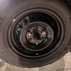 265/70R17 Bronco steel wheel + tire