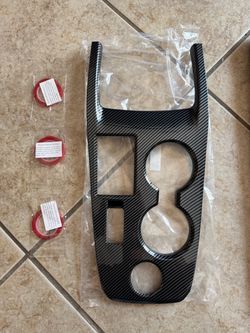 Nissan Rogue 21-26 ABS Carbon Fiber DX Central Console Gear Shift Panel Trim