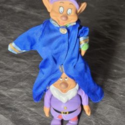 Dopey And Sneezy Figurines
