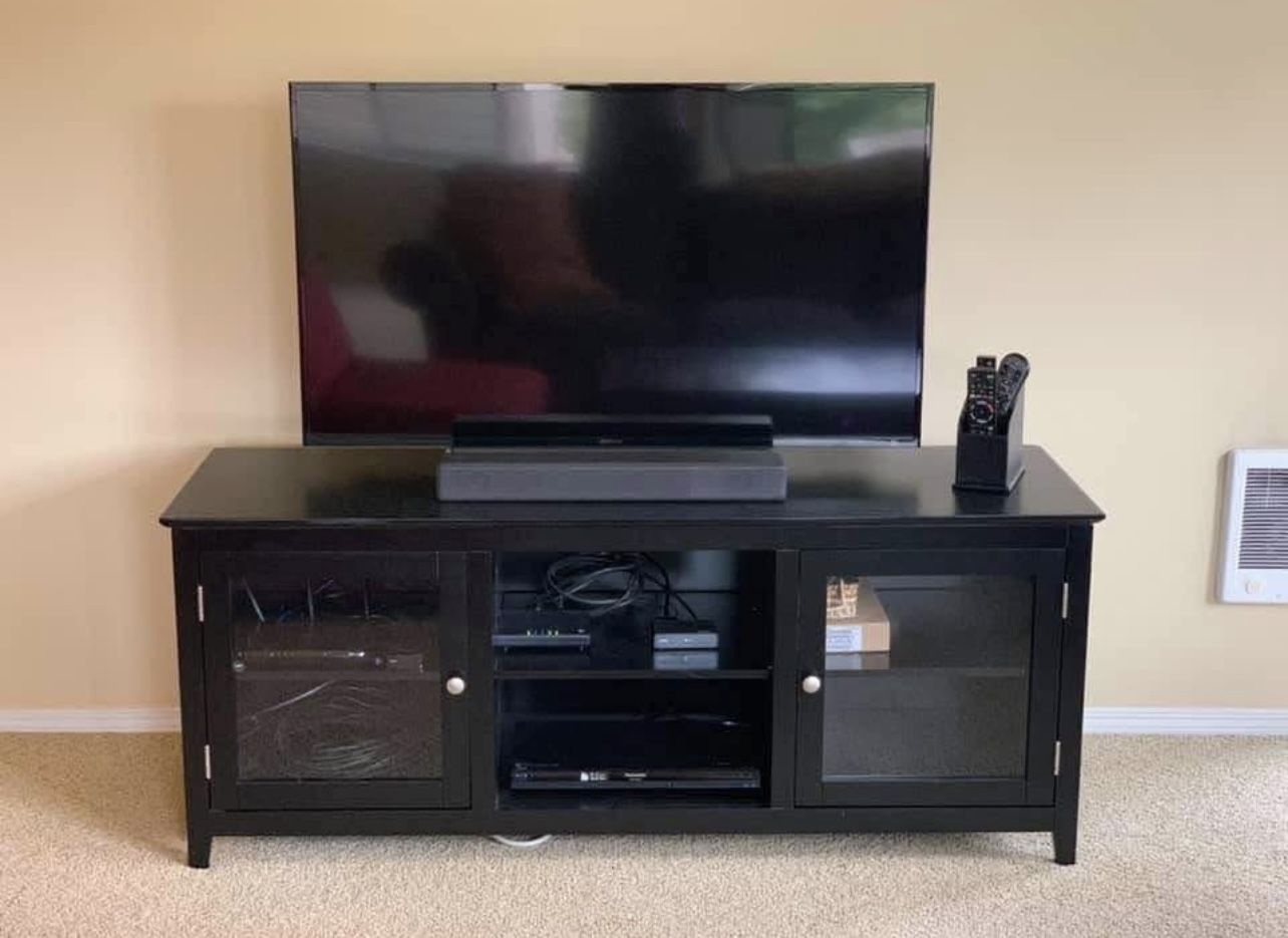 Black Entertainment Center/TV Stand