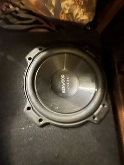 Kenwood Subwoofer With Enclosure