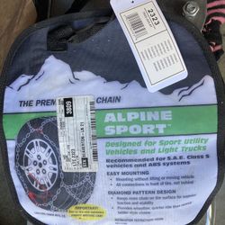 Tire Chains, Laclede Alpine Sport Light Truck, P/N 2323