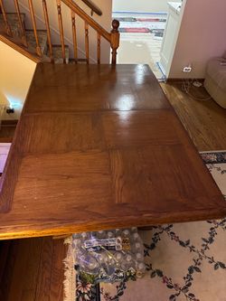 Dining table and chairs