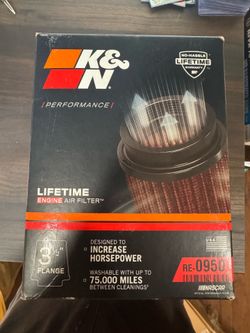 K&N Cold Air Intake Filter