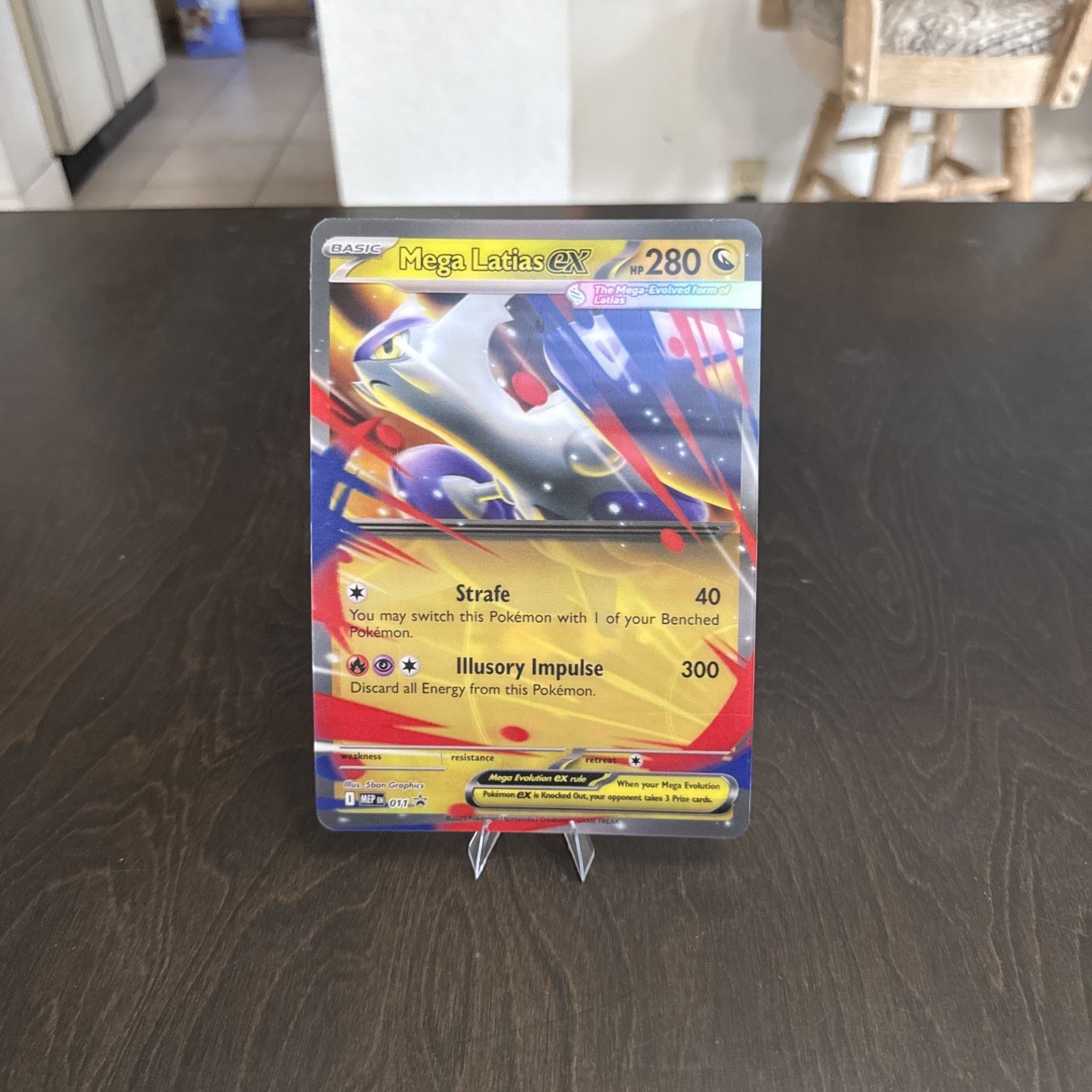 Mega Latias ex 011 Promo Jumbo Oversized Lenticular Card Holo Rare Pokemon New✨
