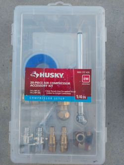 Air compressor set up kit