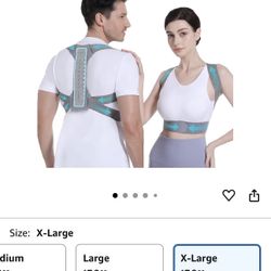 New Upper Back Brace Posture Corrector - Qty 1