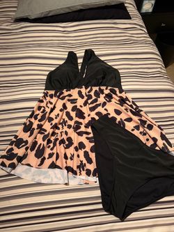 Leopard & Black Swimsuit