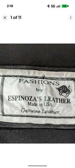 Espinoza's Leather Genuine Leather Jacket