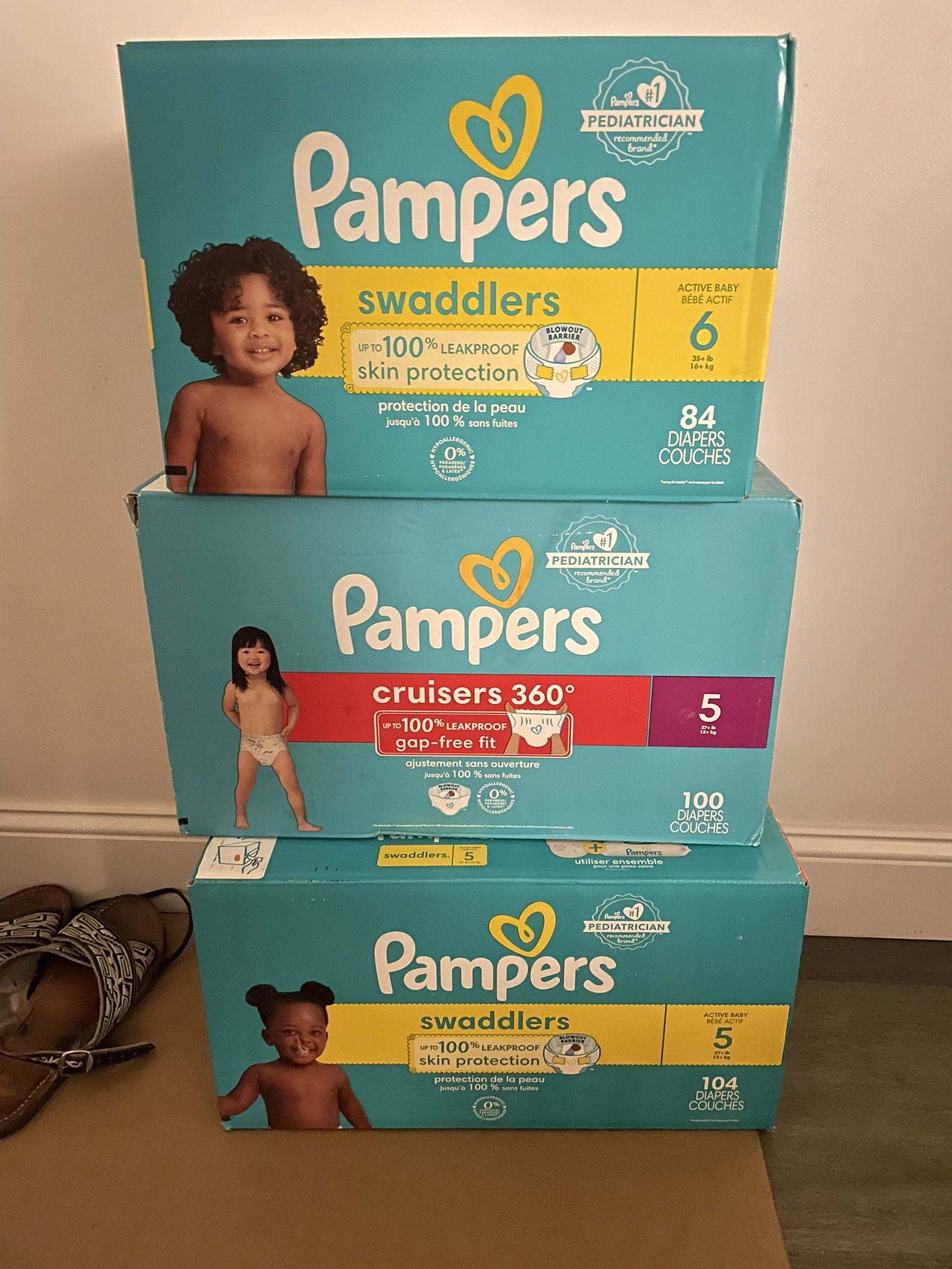 Pampers diapers