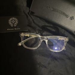 Clear CH Glasses With Blue Lenses