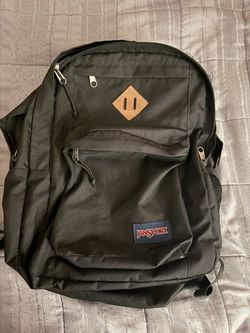 JanSport Black Backpack – Good Used Condition
