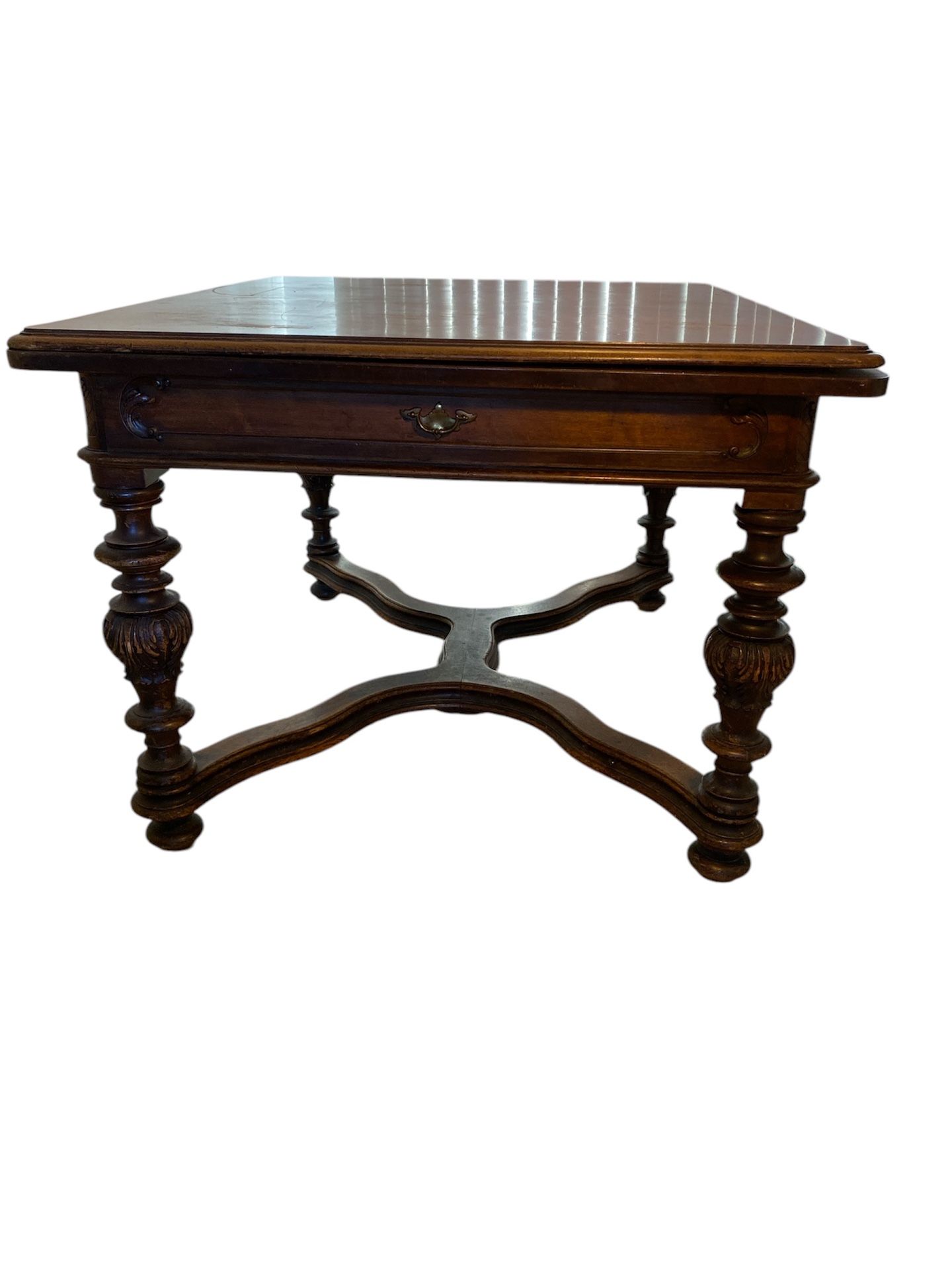 1900 Extending Dining, Oak Table Antique Rare