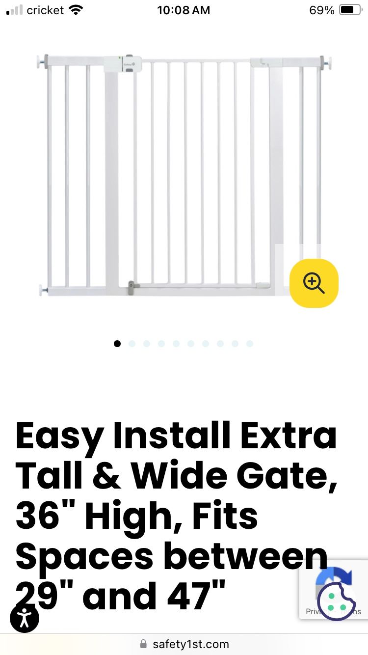 Safety First Extra Tall And Wide Gate