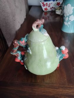 HH Heritage Mint fruit teapot decor collectibles