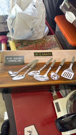6 pc serving utensils