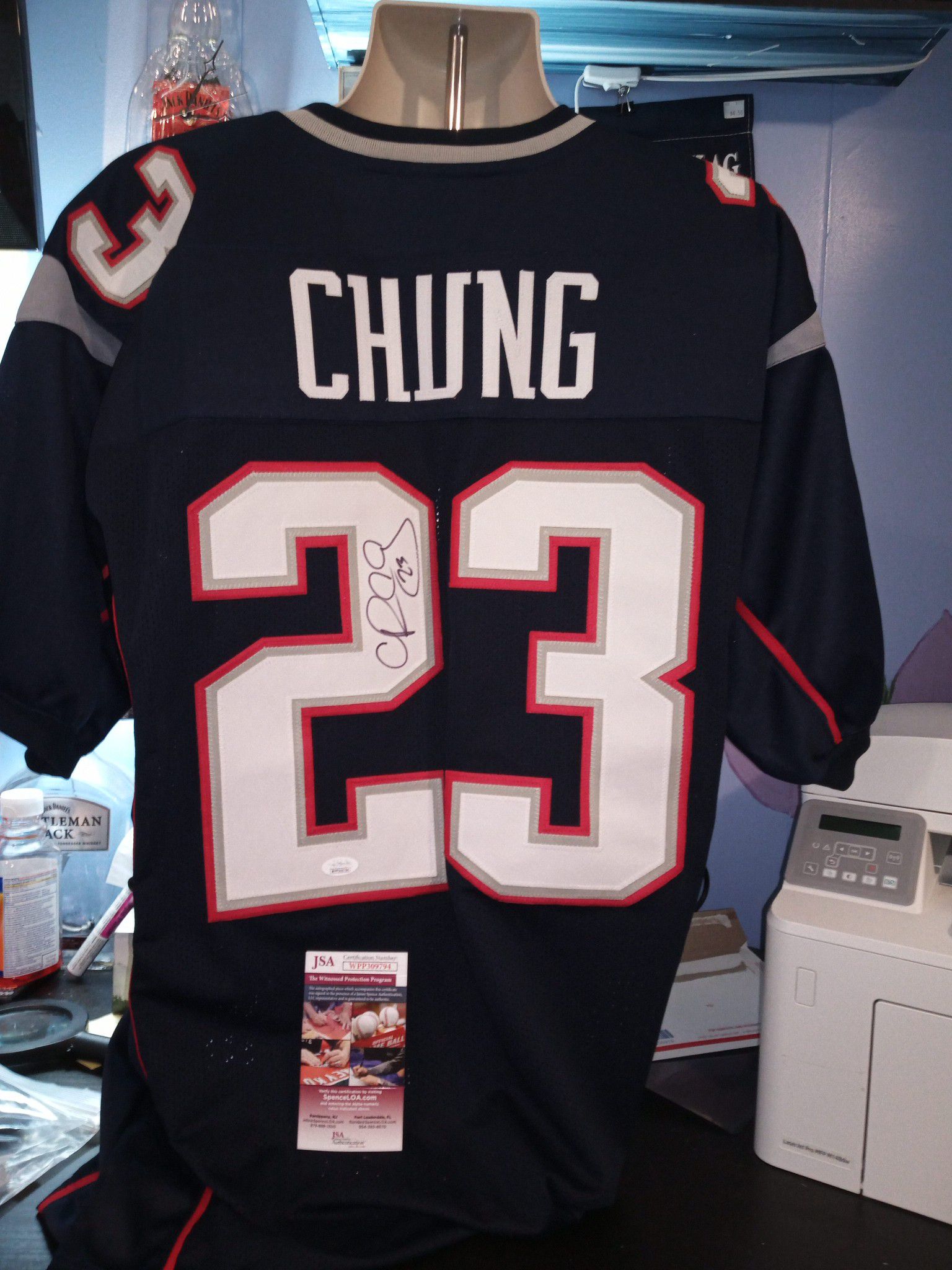 Patrick Chung Autographed JSA New England Patriots Jersey