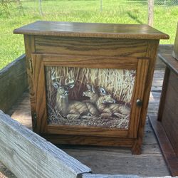 Entertainment Center Coffee Table And Two End Tables