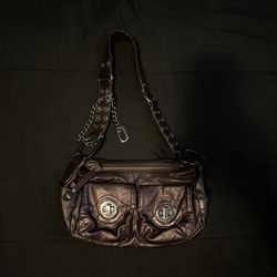 Vintage Guess Leather Shoulder Bag
