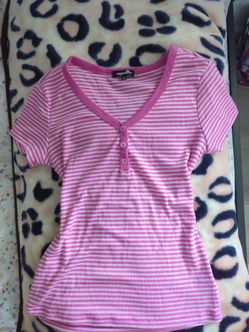 cute pink button up shirt