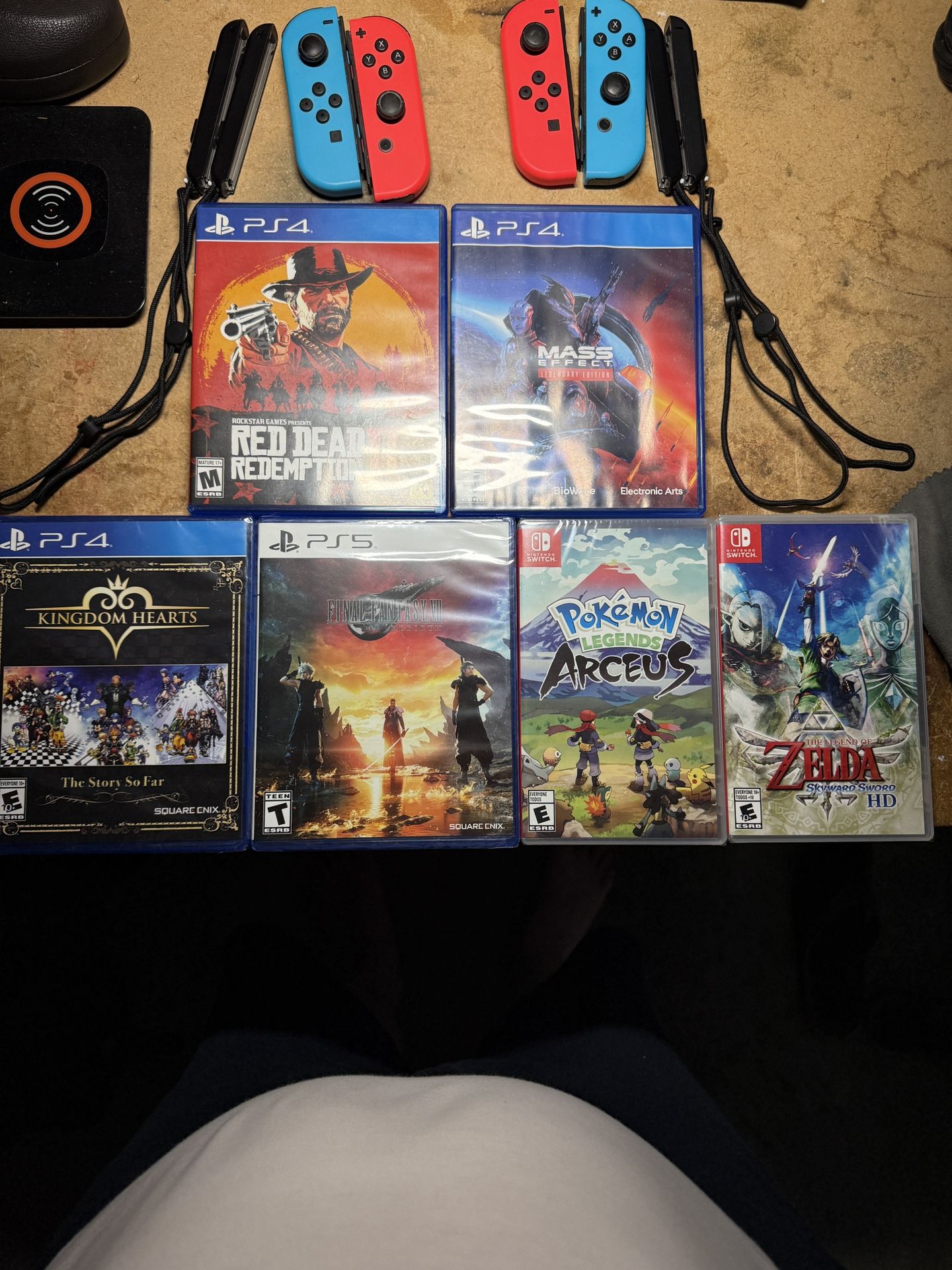Nintendo And PlayStation Video Games & Switch Joycons