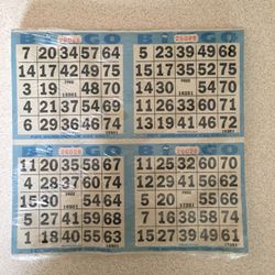 New Bingo Game Sheets Pad