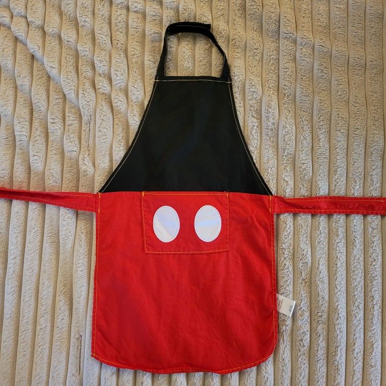 Disney Mickey Mouse Apron Kids Size. 
