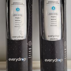 Two Εverydrop ΕDR3RXD1 Refrigerator Filter 3 Ice & Water 