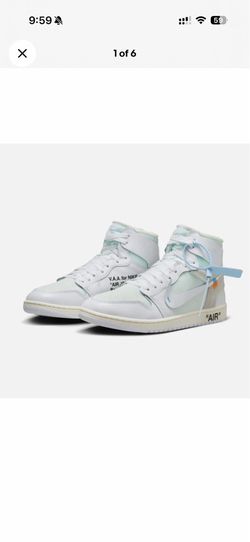 Jordan 1 retro high Virgil Abloh Archive Alaska sizes 9.5&12.5