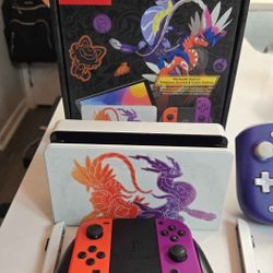 Nintendo Switch Oled Bundle With Nitro Deck And Horipad