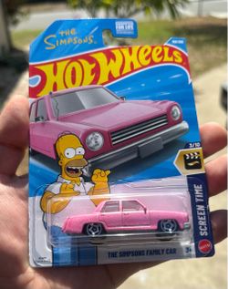 Hot Wheels The Simpsons Family Car