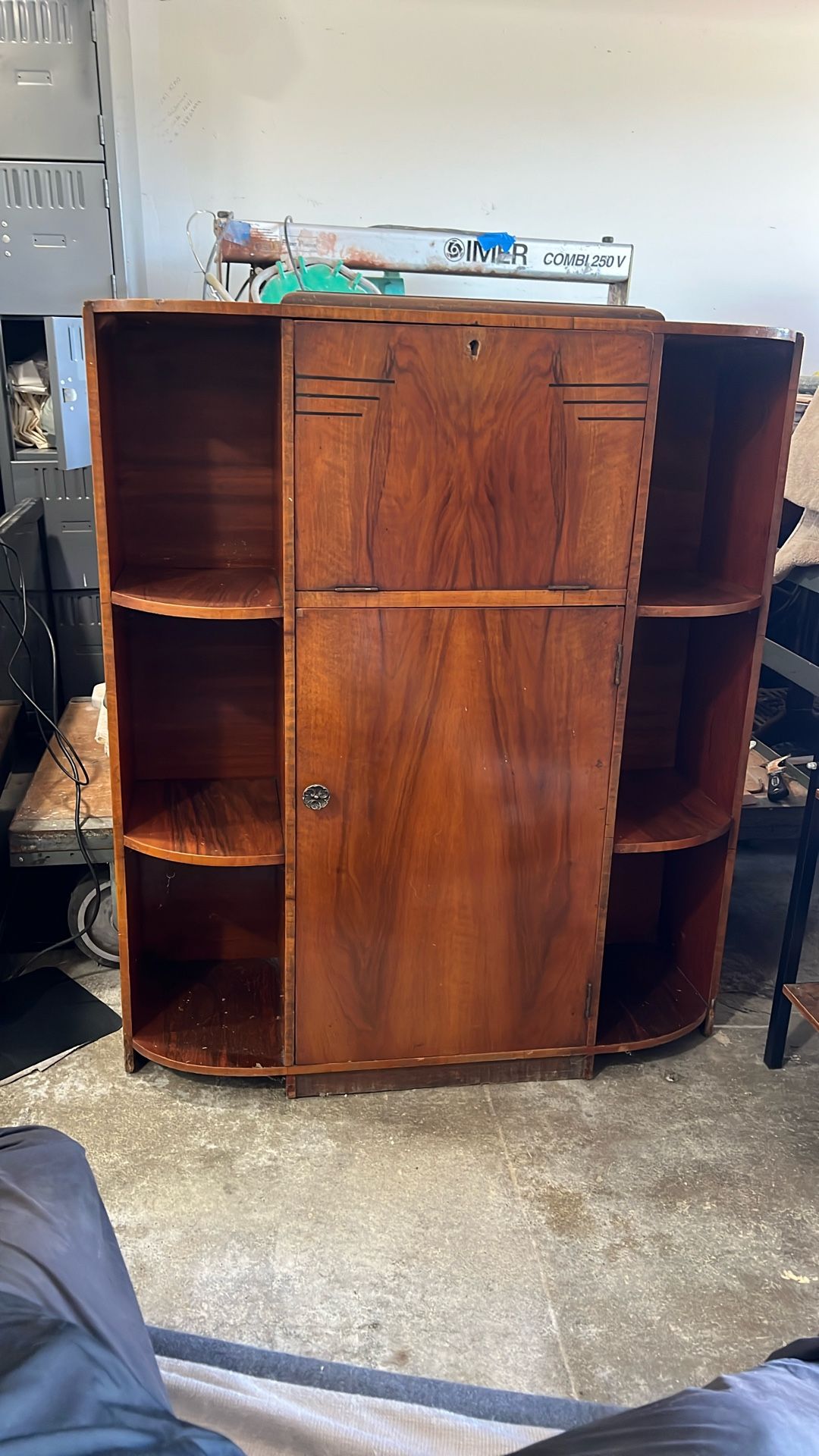 Antique organizer cabinet