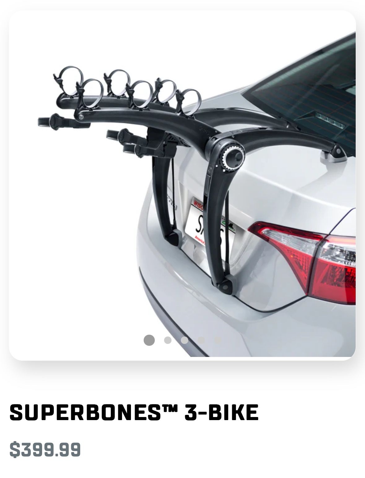 Bike Rack/ 3 Bike Rack fits Car & SUV