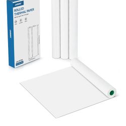 4 rollos de papel térmico para tamaño carta estadounidense (8.5 x 11 pulgadas), compatible con PD-A4