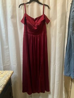 Long off the shower dress