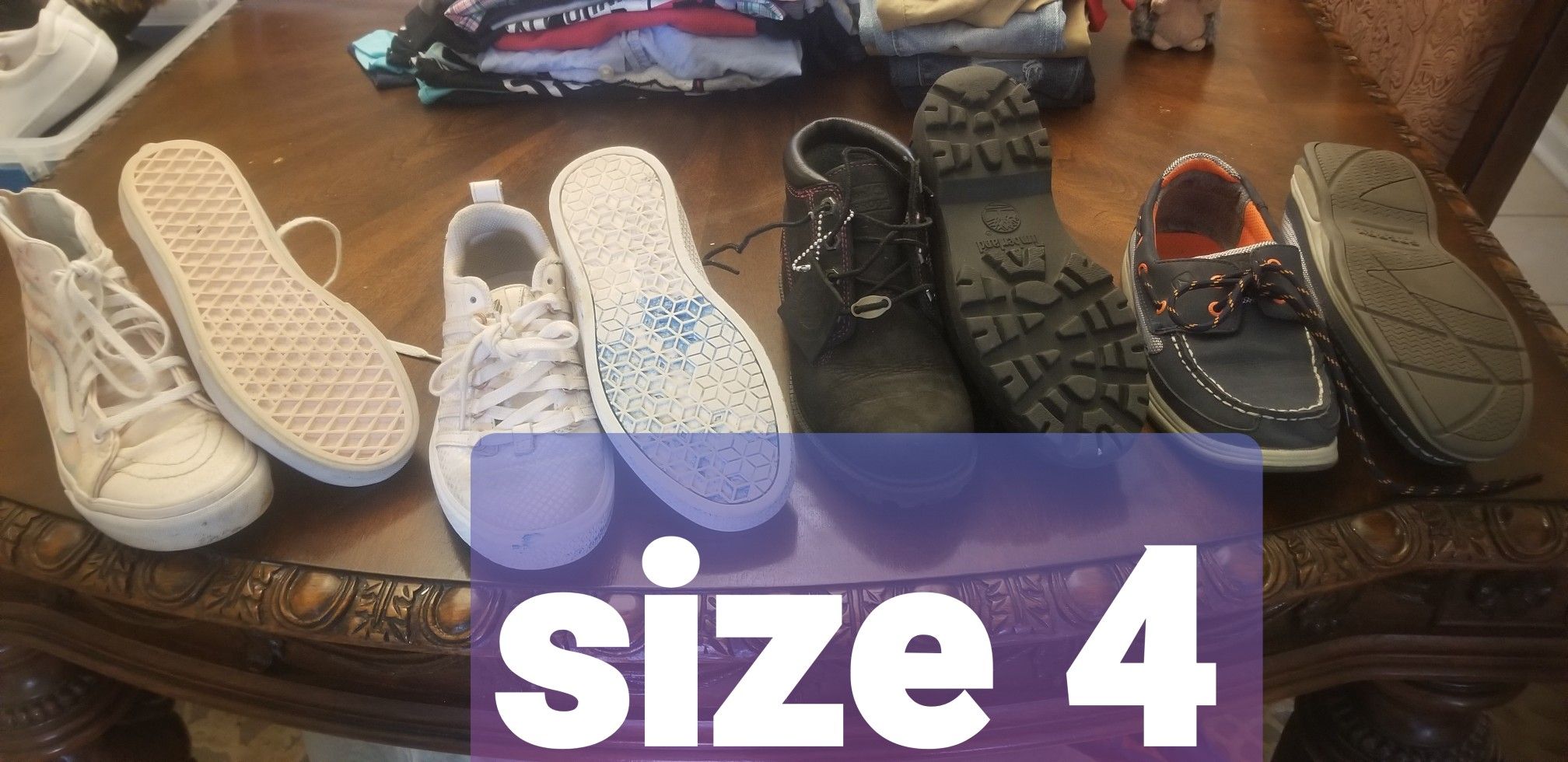 Vans, kswiss, timberlands, sperry