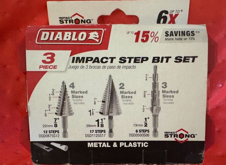 Diablo 3pcImpact Step Bit Set