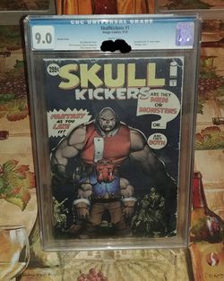 Skullkickers 1 Variant - First Print (Incredible Hulk #1 Cover Swipe "Vintage Cover")  Comic CGC 9.0