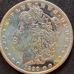 1890 S Proof Like Morgan Silver Dollar 