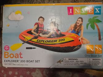 Intex 2 person inflatable boat