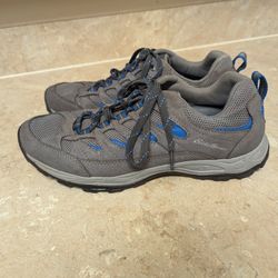Eddie Bauer men Midlite Lace Up Low Blue/Grey Hiking Shoes Size US 9.5